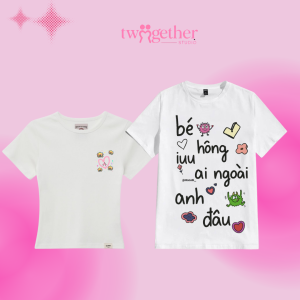 áo bb tee kết hợp áo đôi