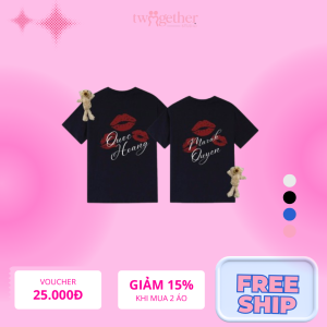 Áo Đôi "Kiss My Love" - Áo Phông và BabyTee - TwogetherStudio