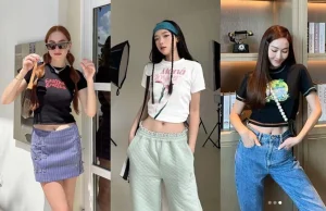 Áo đôi BB Tee kết hợp áo phông